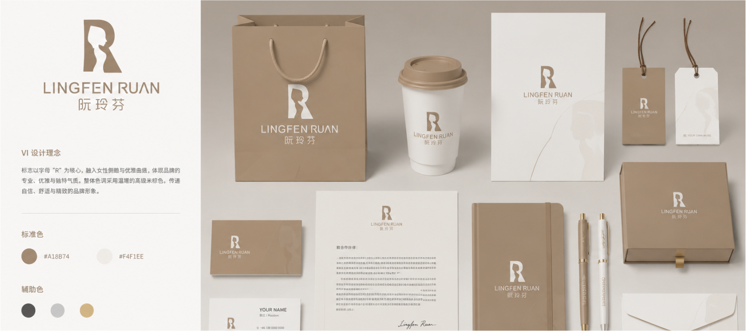 Ruan Lingfen – Visual Identity System