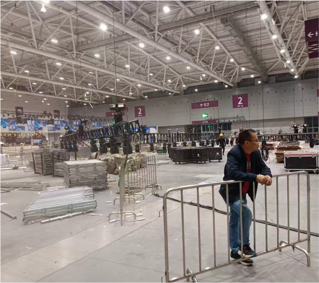 深圳展馆施工现场
